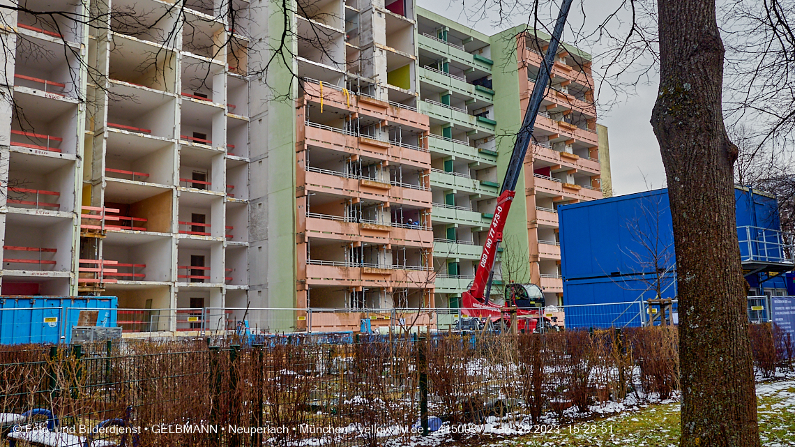 28.02.2023 - Sanierung in der Kurt-Eisner Straße Neuperlach